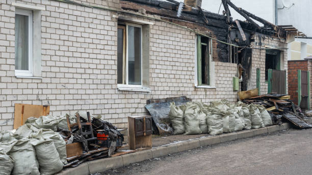Professional Soot Cleanup technician working in Mercer Island, WA